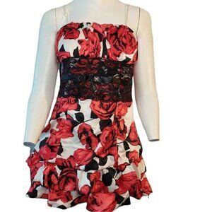 Majora XS Floral Party Ruffle Dress